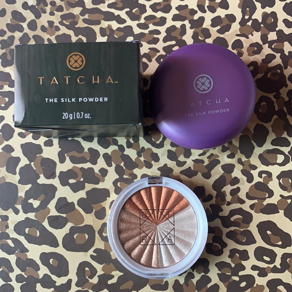 Brand new tatcha silk powder and ofra highlight